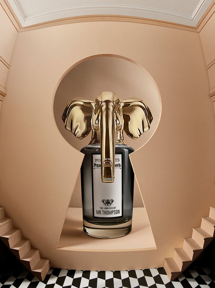 Mr Thompson through keyhole view